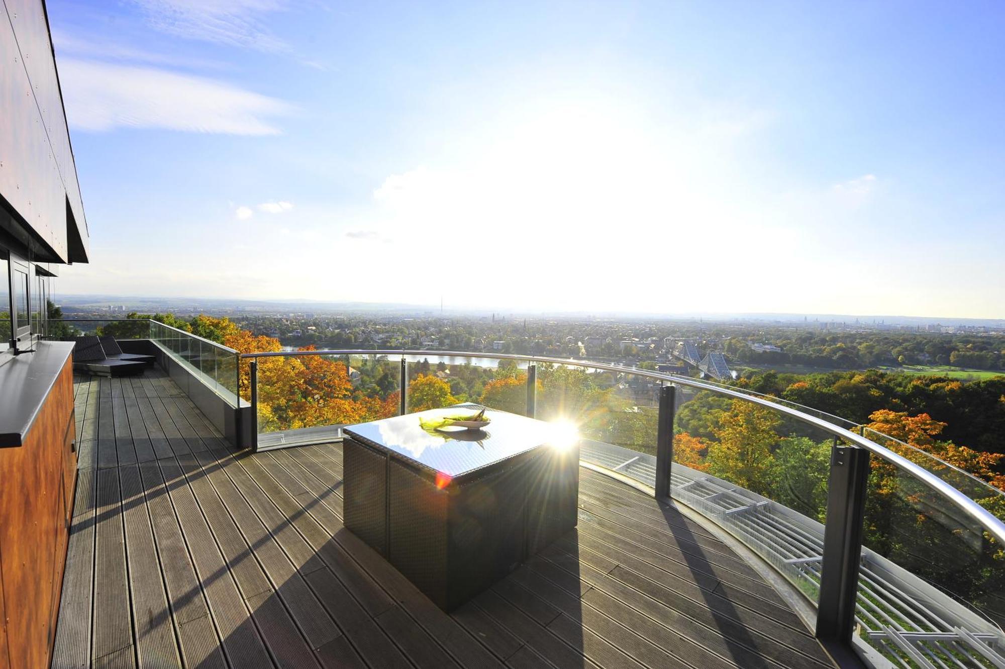 Villa Via Lapis - Panoramablick Ueber Dresden - Garten - Pool - Sauna - Luxus Номер фото